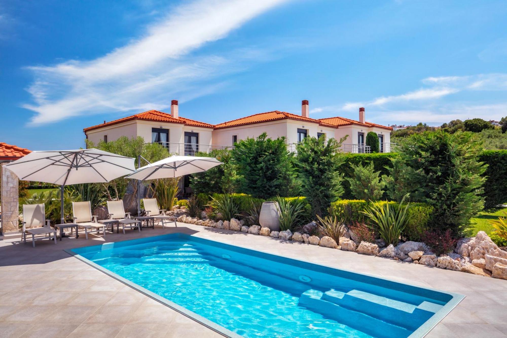 Pohoda Villas Resort Skala Fourkas Ngoại thất bức ảnh